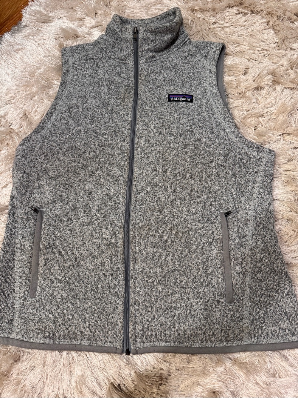 Patagonia Heather Gray Better Sweater Vest